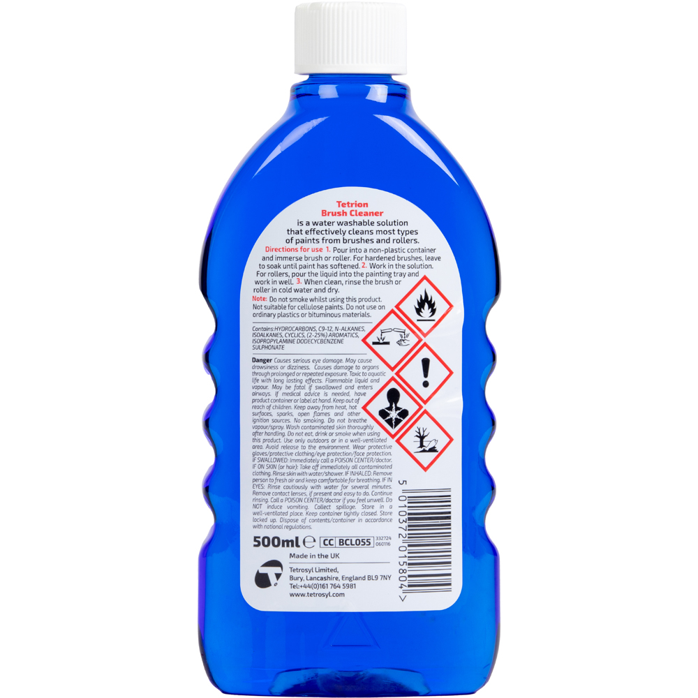 Tetrion Ready to Use Brush Cleaner 500ml Image 2