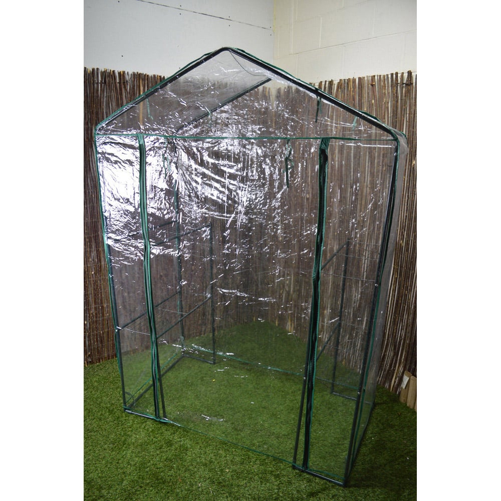 Samuel Alexander 4 Tier Green 2 x 5ft Walk In Garden Greenhouse Image 6