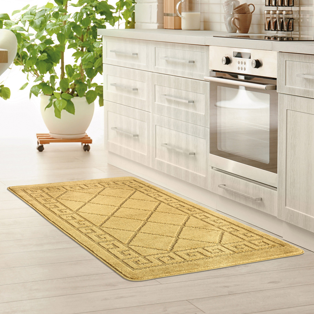 Smart Living Tribela Ochre Gel Back Non-Slip Mat 80 x 300cm Image 3