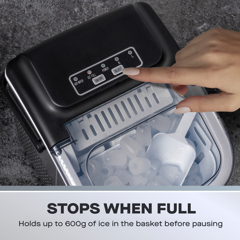 Daewoo SDA2693GE Grey Ice Maker 12Kg Image 3