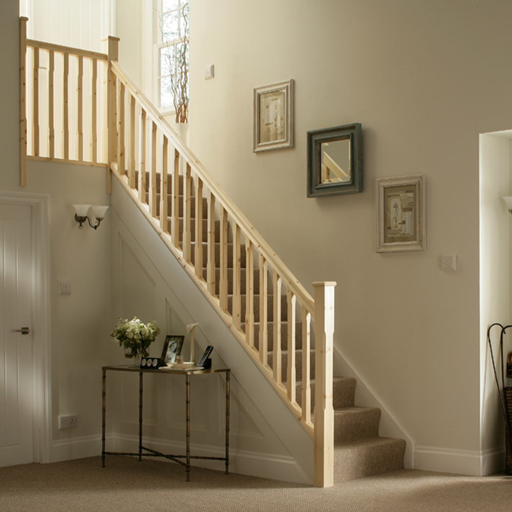 ​Blueprint Joinery Cambridge Pine Stop Chamfered Stair Spindle Trade Box 900 x 41mm 16 Pack Image 2