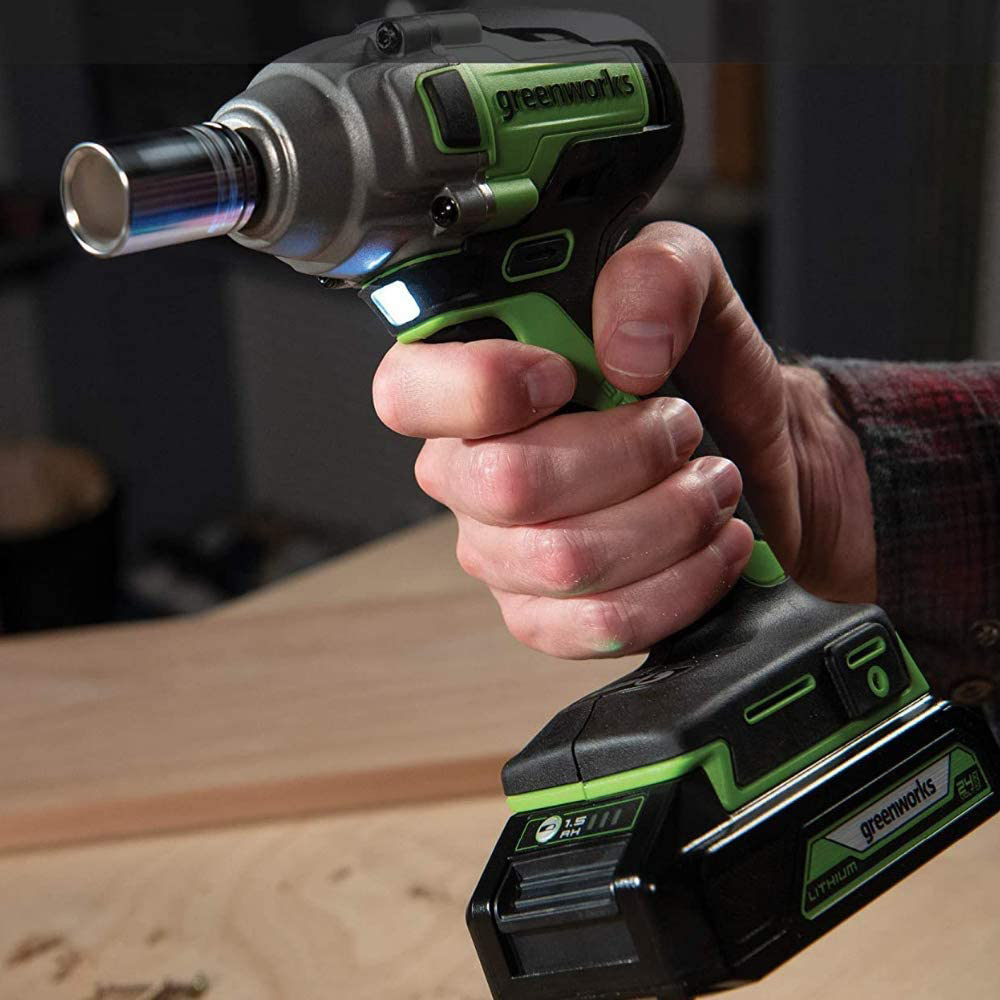 Greenworks GWGD24IW400 24V Brushless 400Nm Impact Wrench Bare Unit Image 4