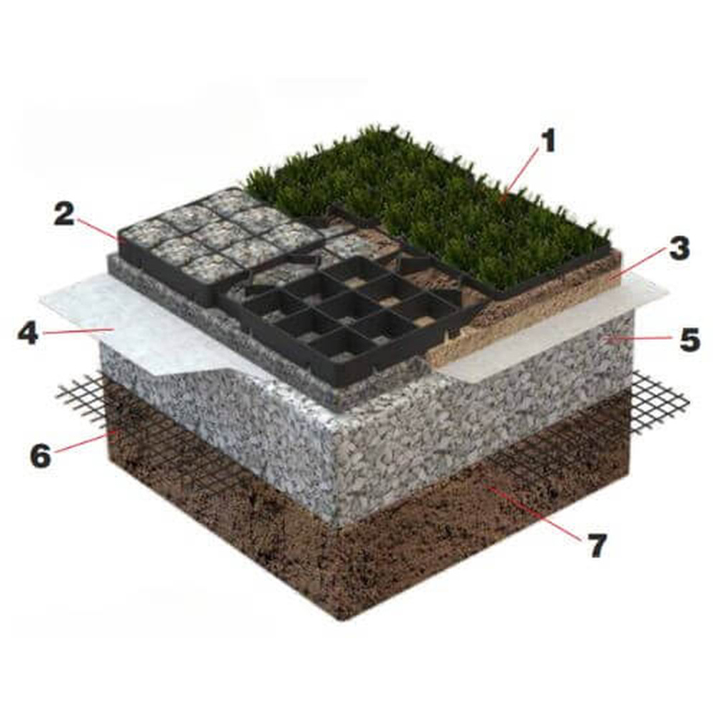 Naylor Metropave Plus Interlocking Ground Guard Tile 500 x 500 x 40mm 40 Pack Image 5
