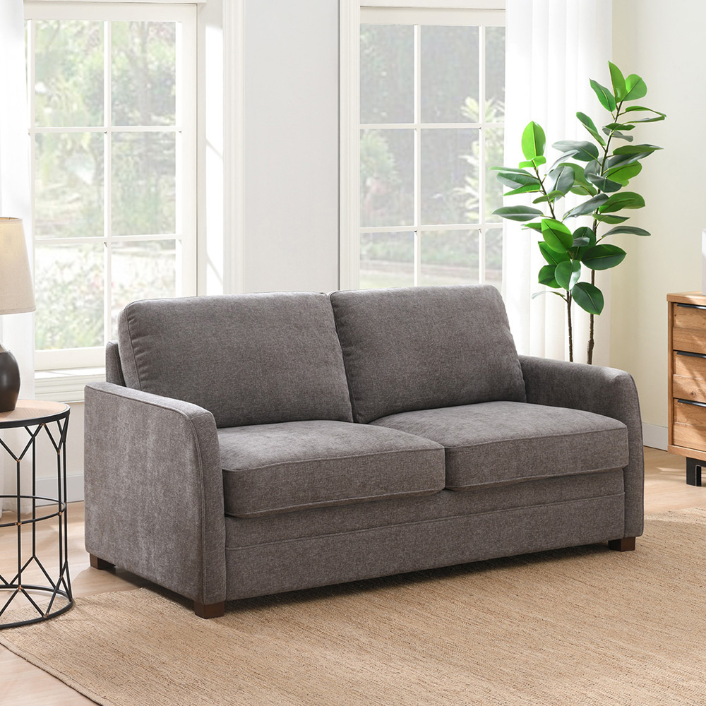 Canarsie 2 Seater Stone Full Foam Sofa Bed Image 5