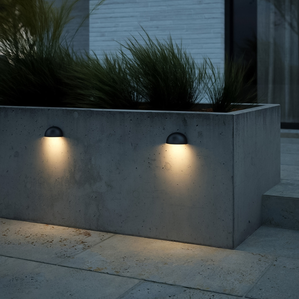 Nordlux Scorpius Black Outdoor Wall Light Image 2