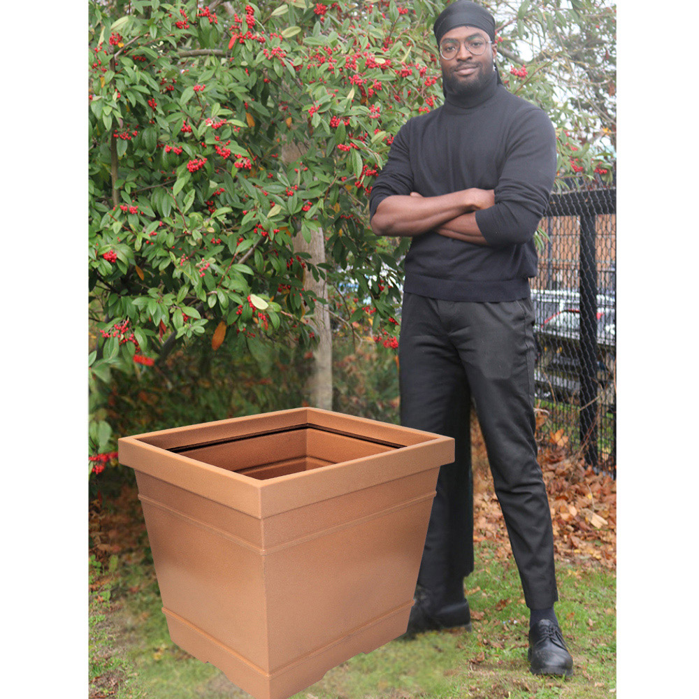 Trifibre Kew Terracotta Roto Moulded Planter 70 x 80cm Image 5