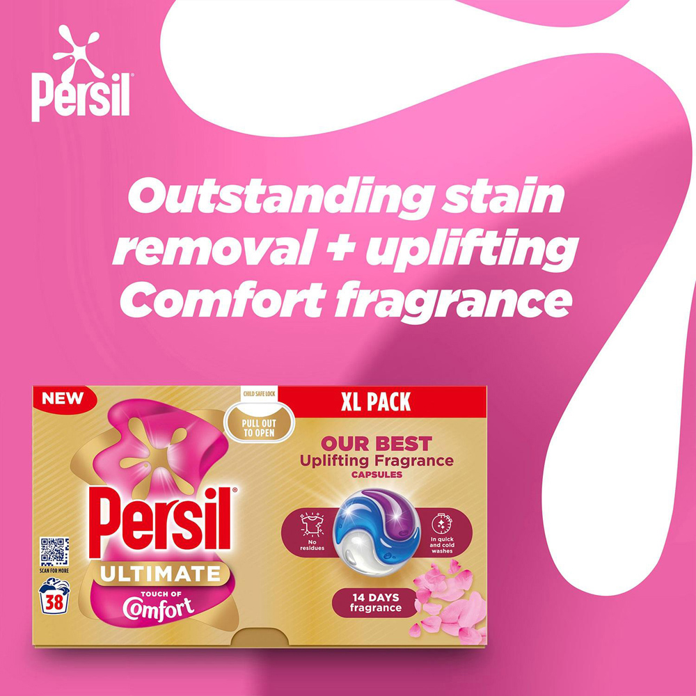 Persil Uplifting Fragrance Washing Capsules 38 Washes 4 Pack Image 6