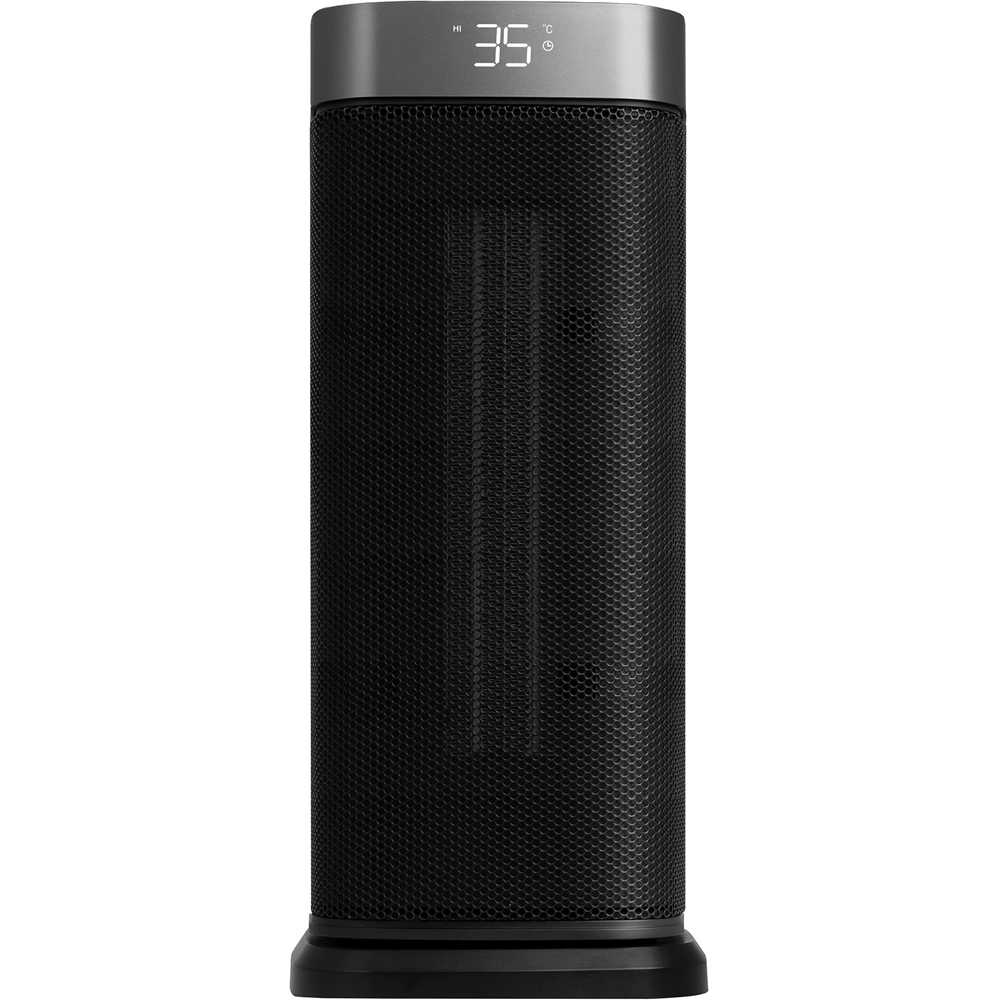 Russell Hobbs RHCTH2002S Black and Silver Oscillating Ceramic Heater with Digital Display 2000W Image 2