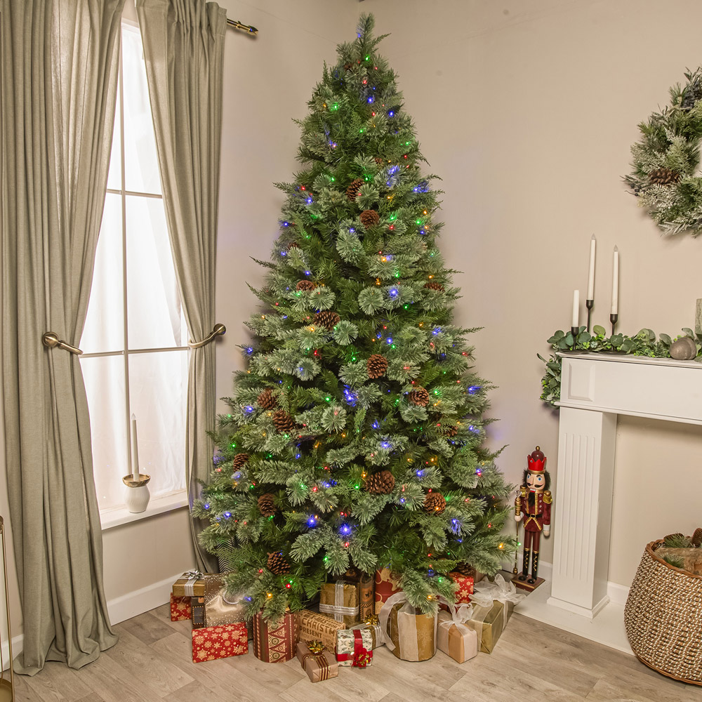 The Christmas Centre Pre-Lit Hampton Artificial Xmas Tree 6.5ft Image 4