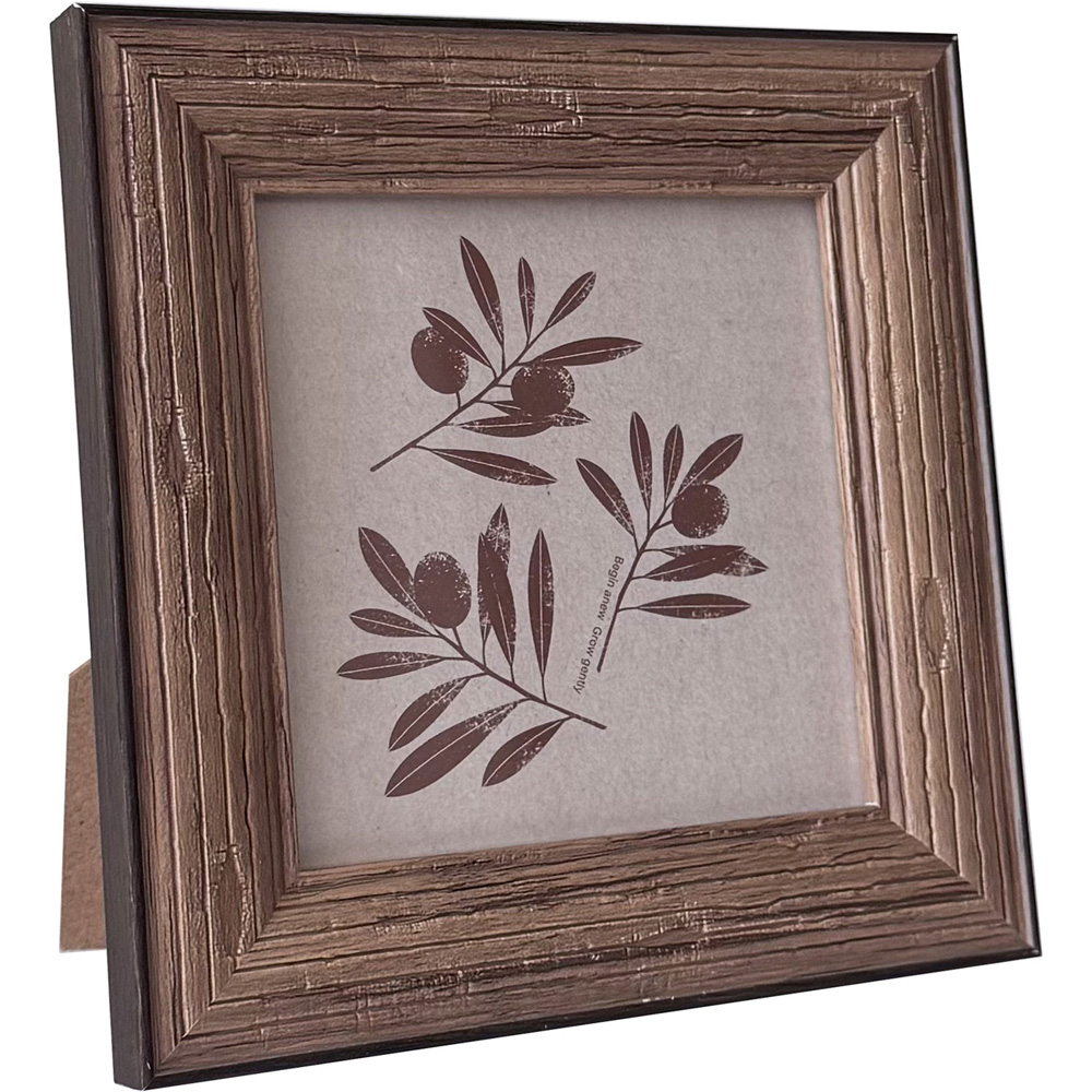 Set of 6 Wood Effect Photo Frames Image 3