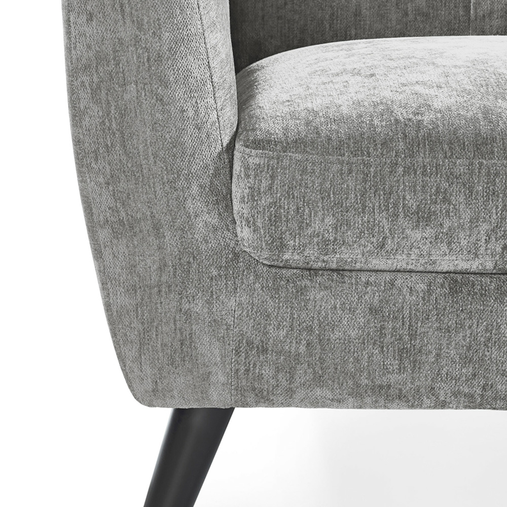 Julian Bowen Monza Dove Fabric Compact Chair Image 6