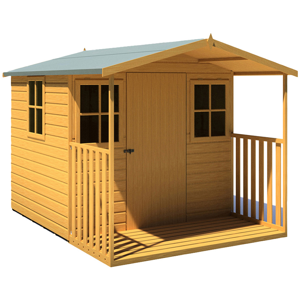 Shire Rothesay 7 x 9ft Shiplap Apex Garden Shed Image 1