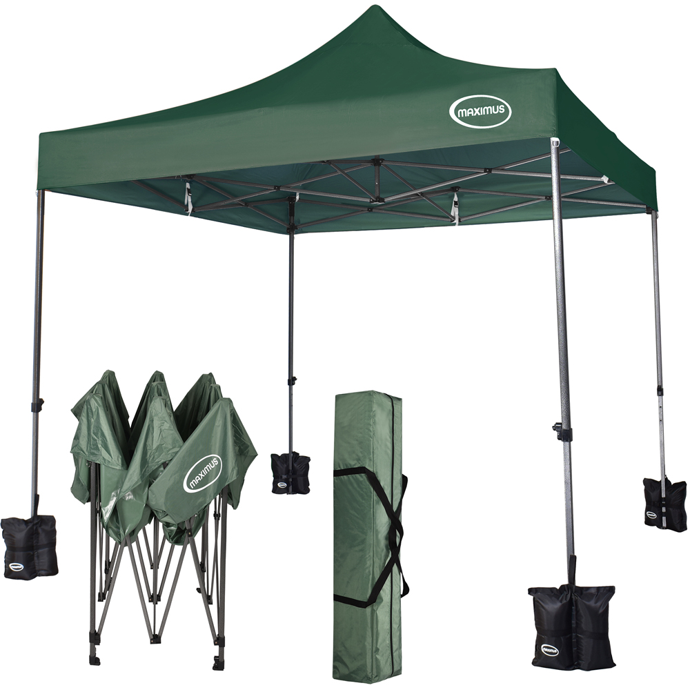 Maximus Green Pop Up Outdoor Gazebo 3 x 3m Image 2