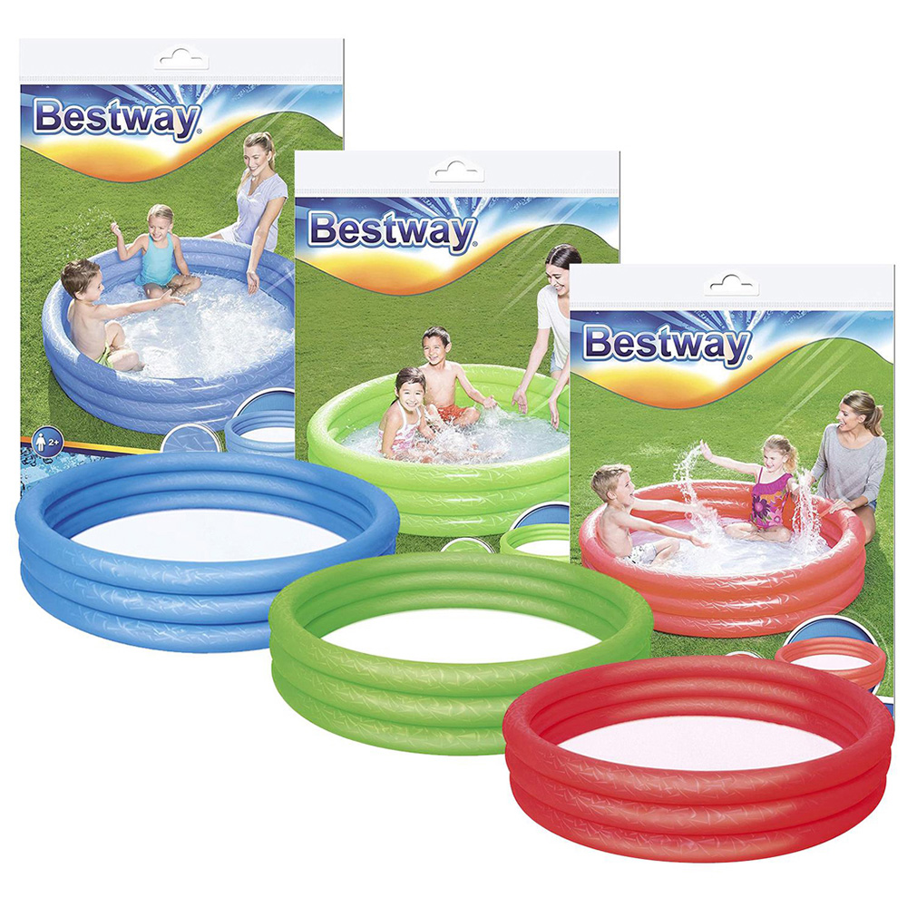 Bestway 3 Ring Kids Paddling Pool 152 x 30cm Image 2