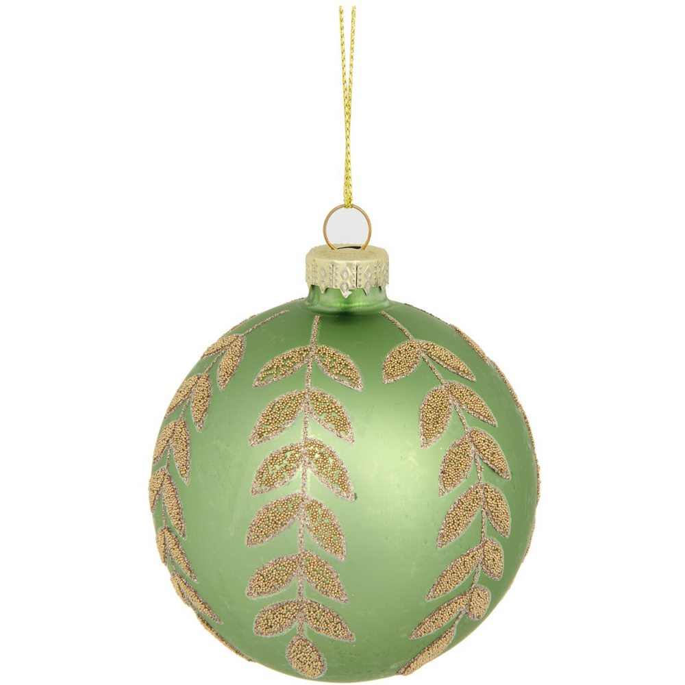 Amber Charm Leaf Bauble Image 2
