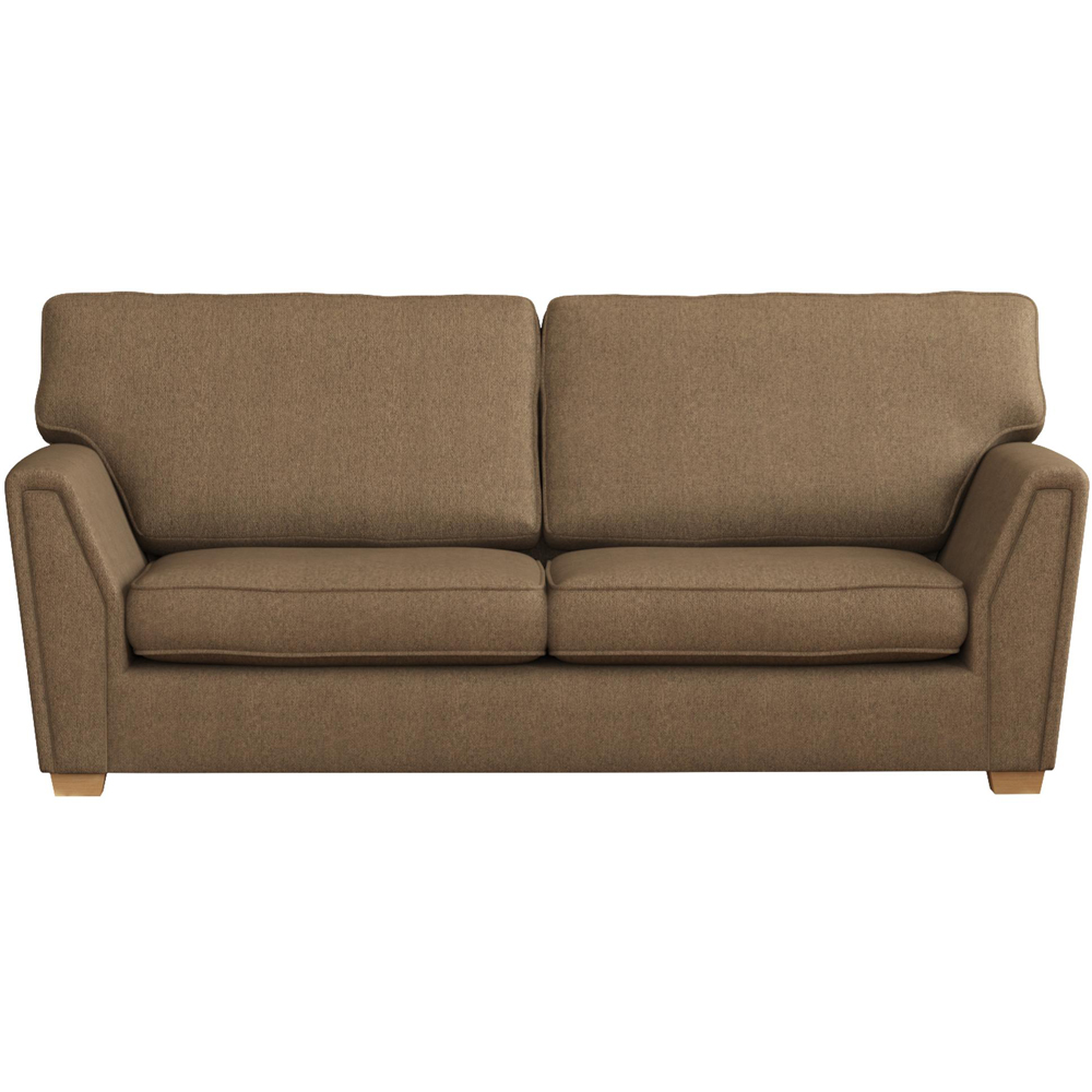 Wendleberry 3 Seater Nutmeg Venice Fixed Back Sofa Image 2