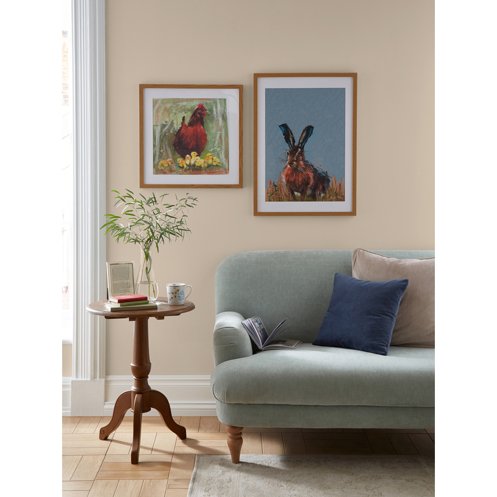 Laura Ashley Hare Wooden Frame Wall Art 40 x 50cm Image 2