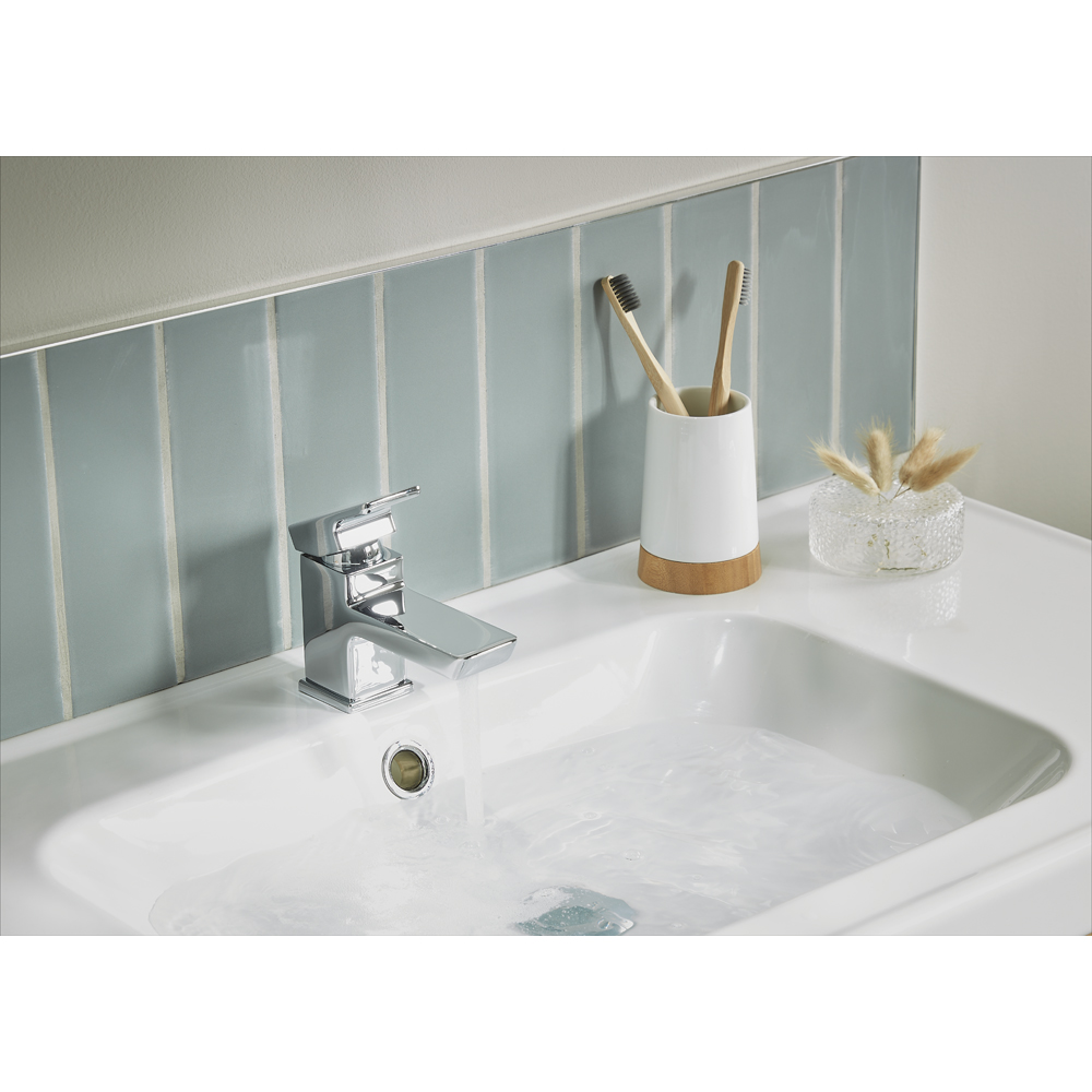 Bristan Cobalt Chrome Basin Mixer with Clicker Waste Image 4