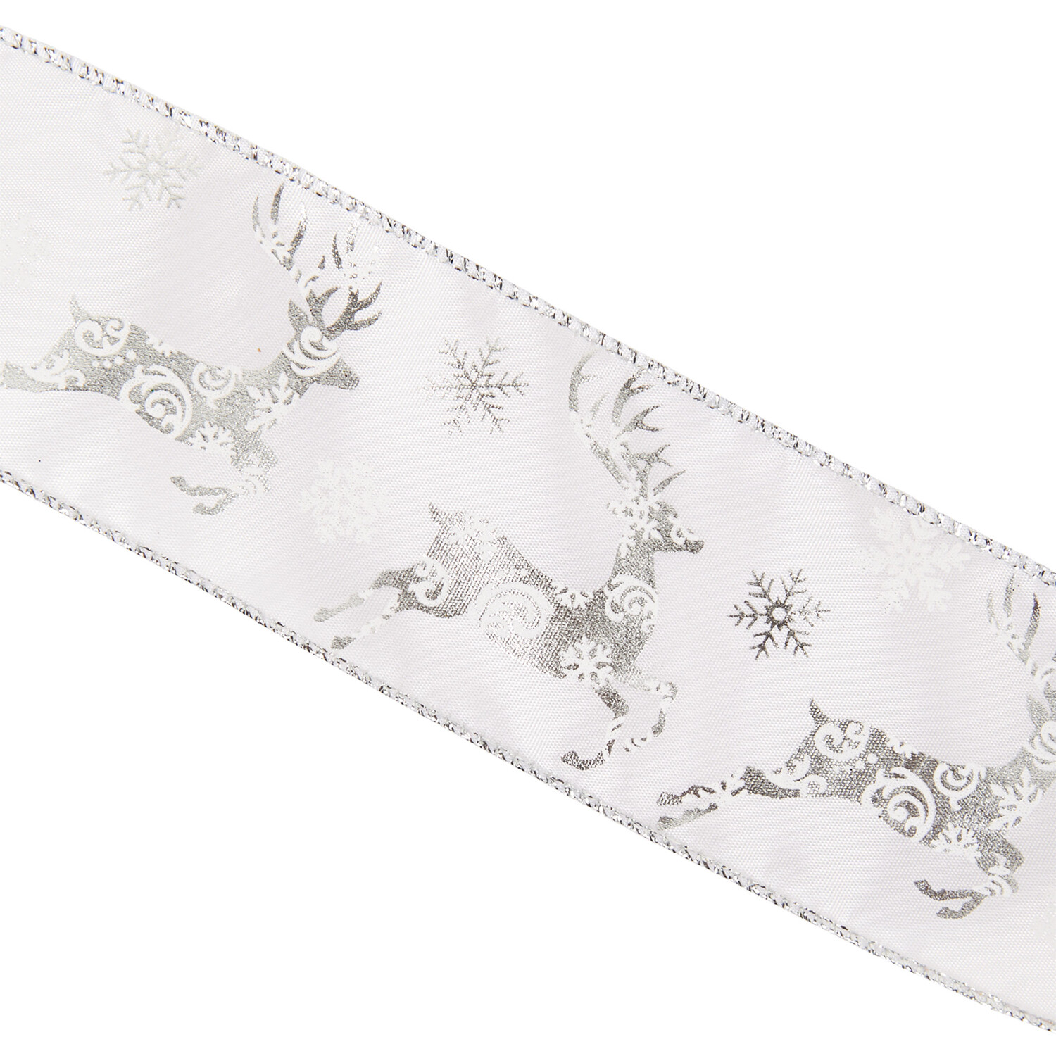 Silver or White Premium Ribbon Image 3