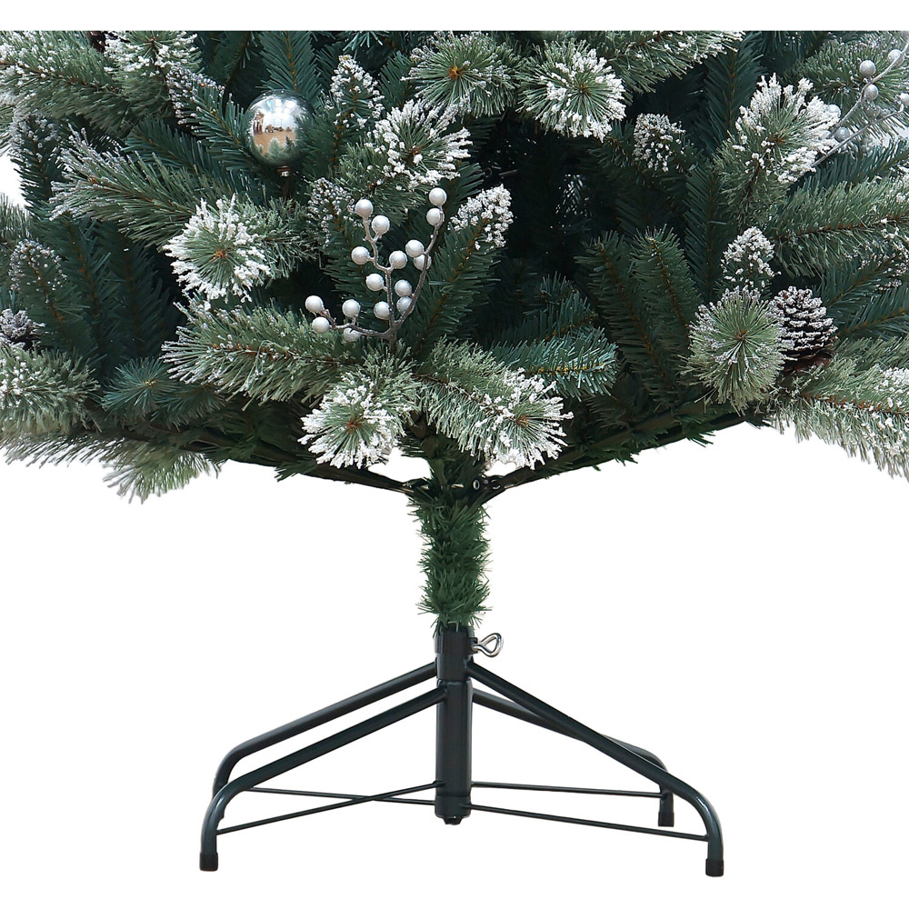 6ft Featherington Artificial Christmas Tree Green Image 5