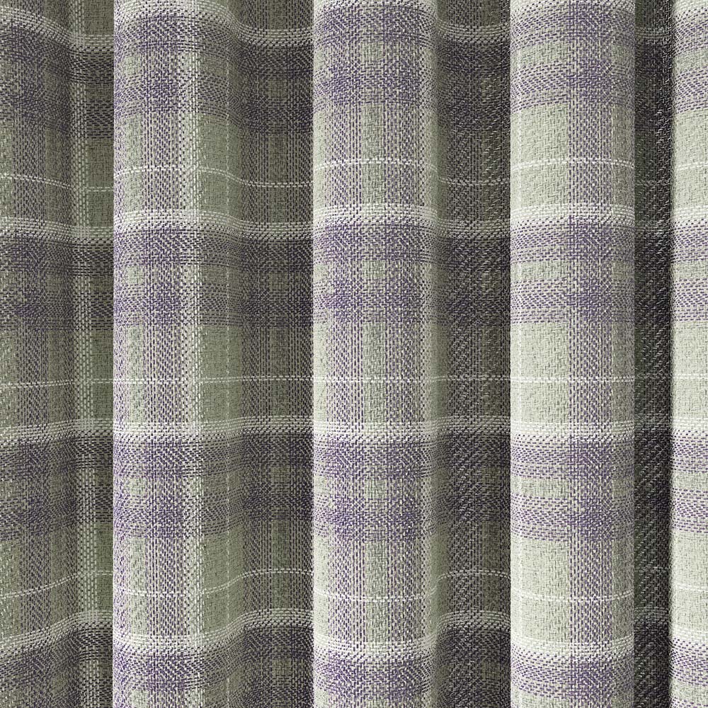 Helena Springfield Harriet Woven Lined Grape and Linen Eyelet Curtains 168 x 228cm Image 3