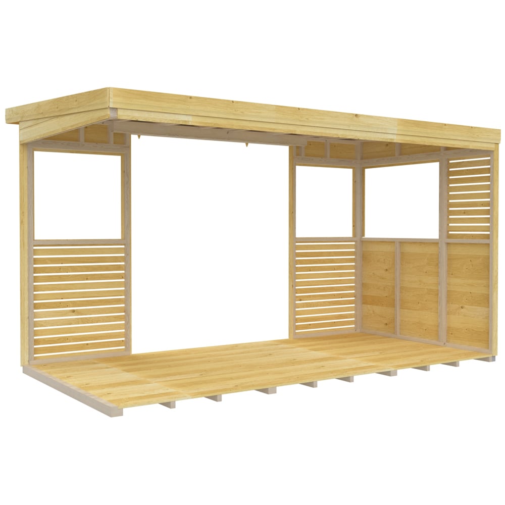 DIY Sheds 12 x 6ft Pressure Treated Tongue and Groove Timber Outdoor Kitchen Shelter Image 3