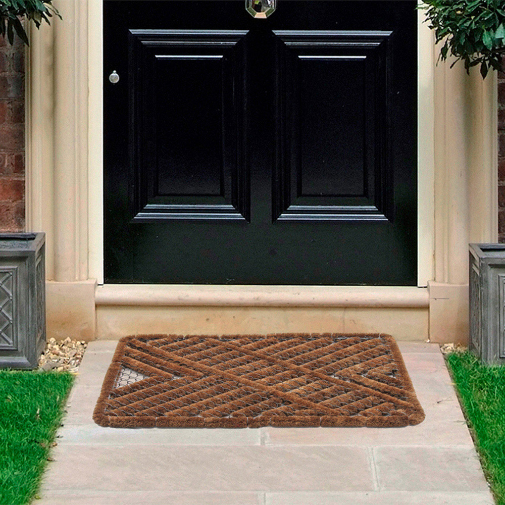 Coco & Coir Iron Heart Coir Door Mat 45 x 75cm Image 2