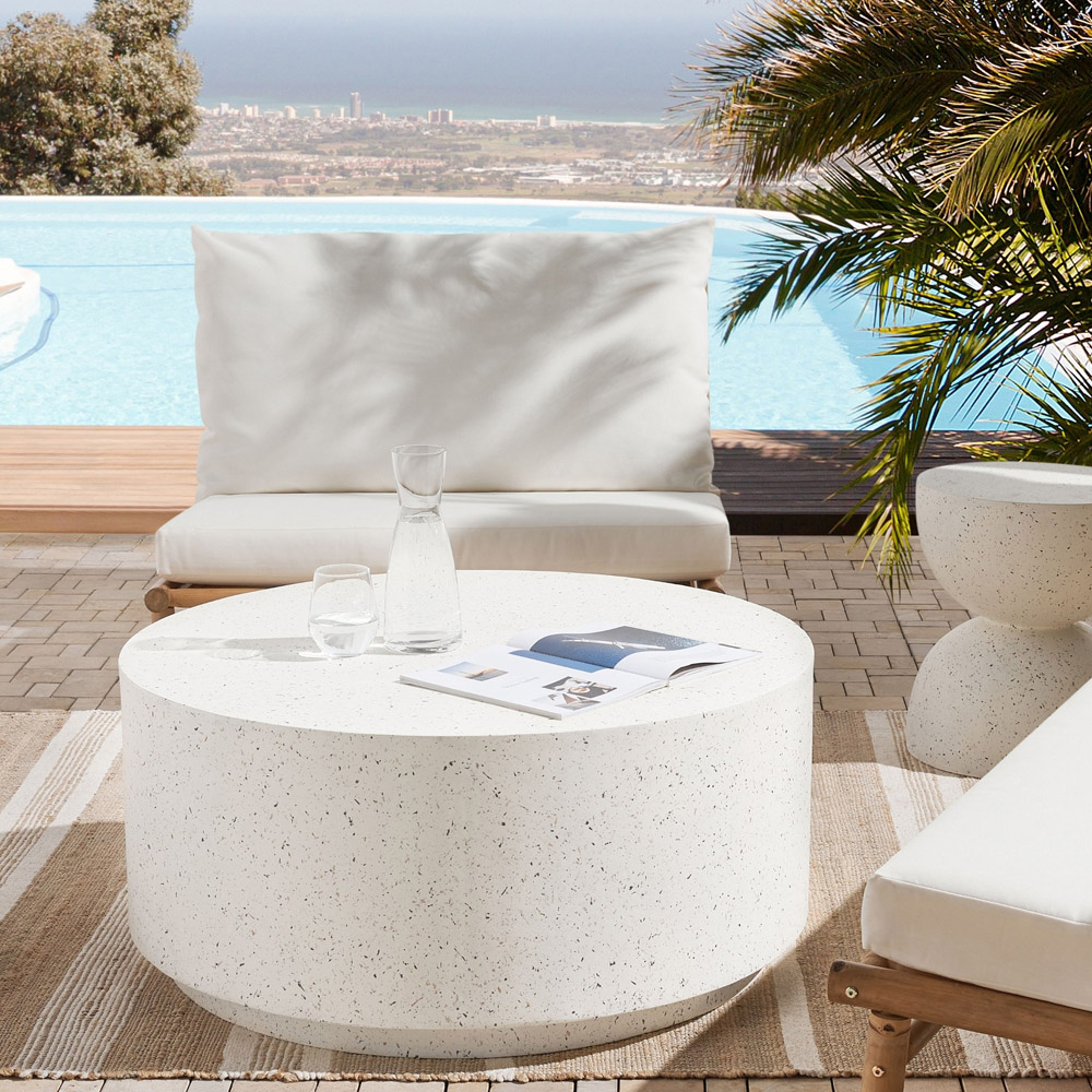 Desser Pedro Terrazzo Effect Round Coffee Table Image 5