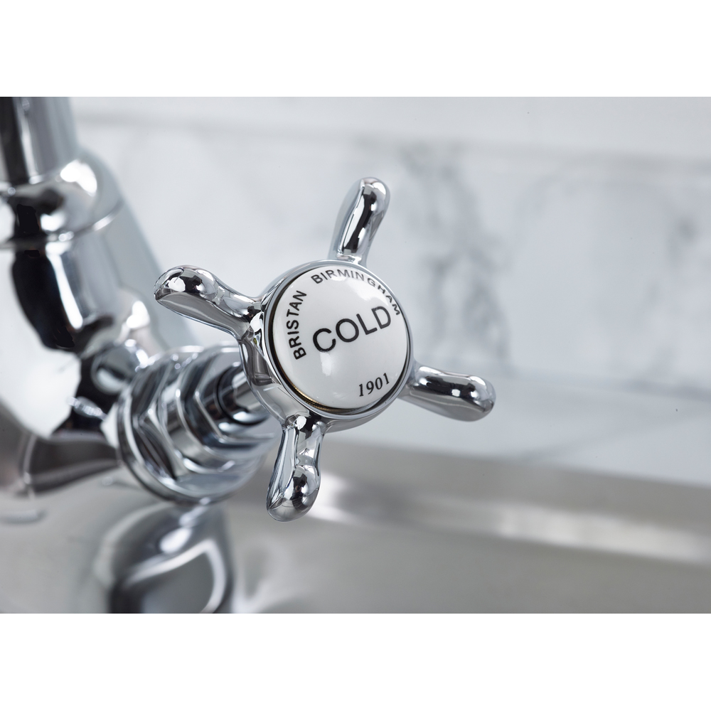 Bristan 1901 Chrome Easyfit Kitchen Mono Sink Mixer Tap Image 3