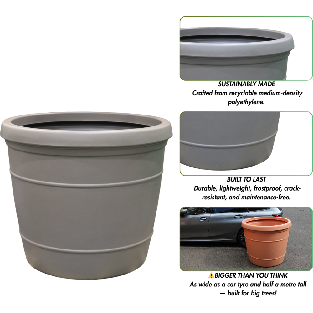 Trifibre Kensington Jumbo Clay Planter 528L Image 6