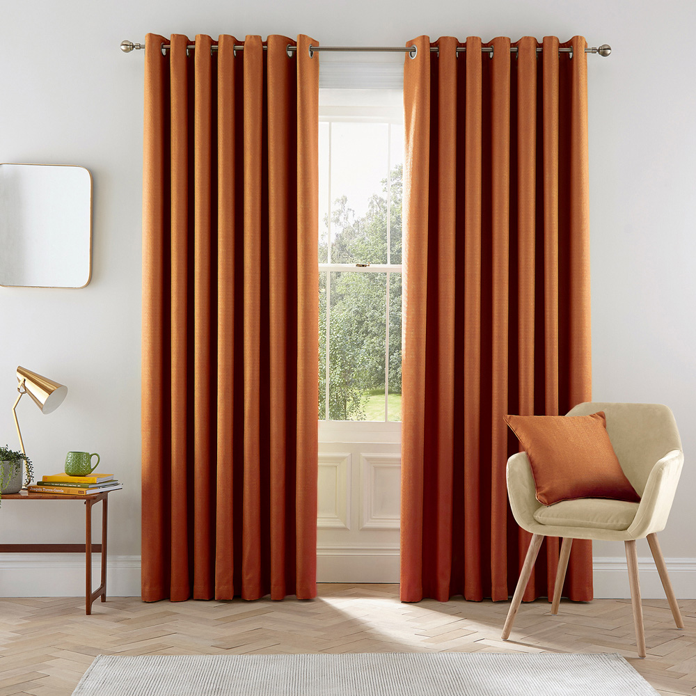 Helena Springfield Eden Lined Ginger Curtains 229 x 229cm Image 4
