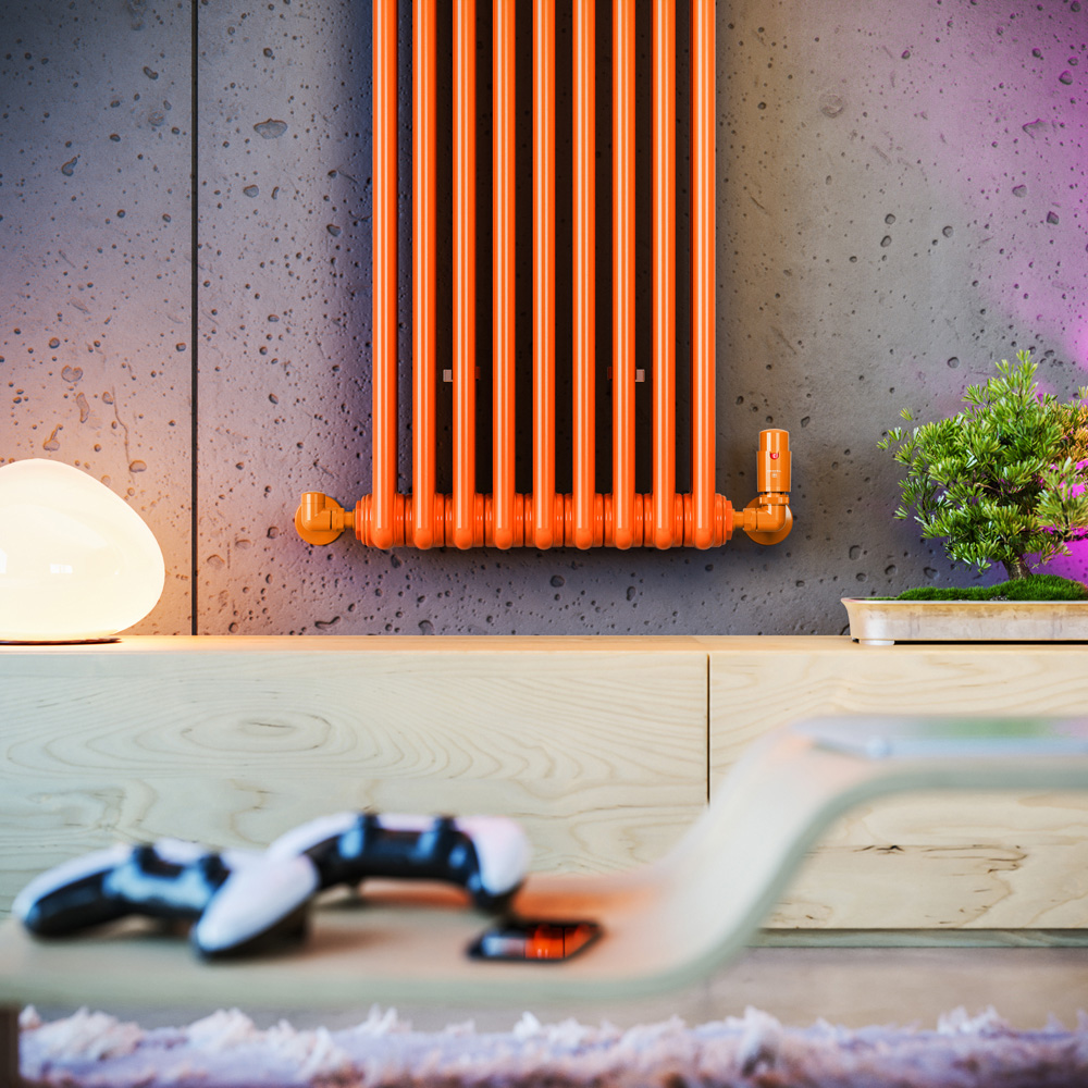 Terma Colorado 5156 BTU Orange Radiator 1800 x 429mm Image 7