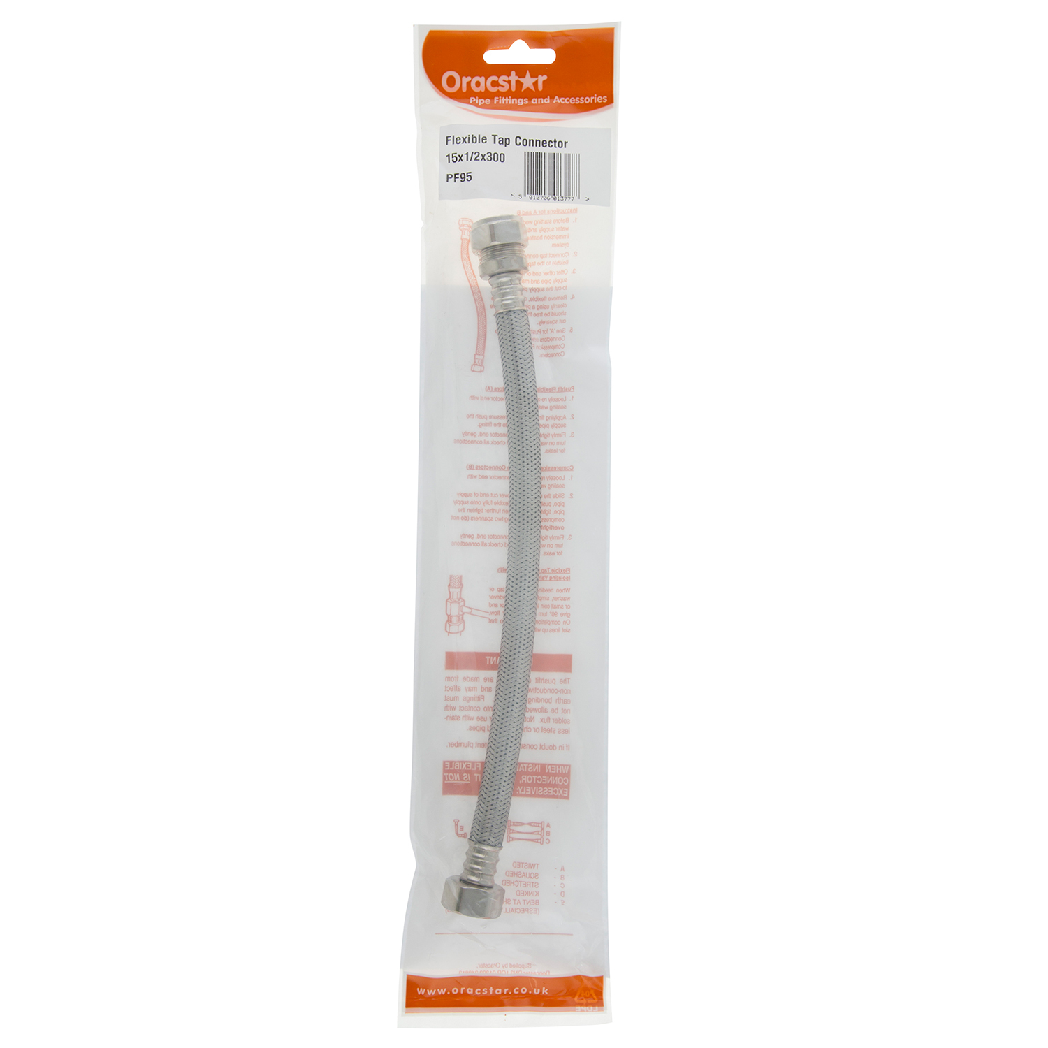 Oracstar 30cm Flexible Tap Connector Image 2