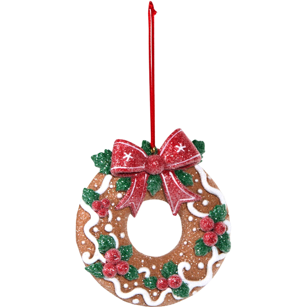 Iced Gingerbread Hanging Decoration Image 5