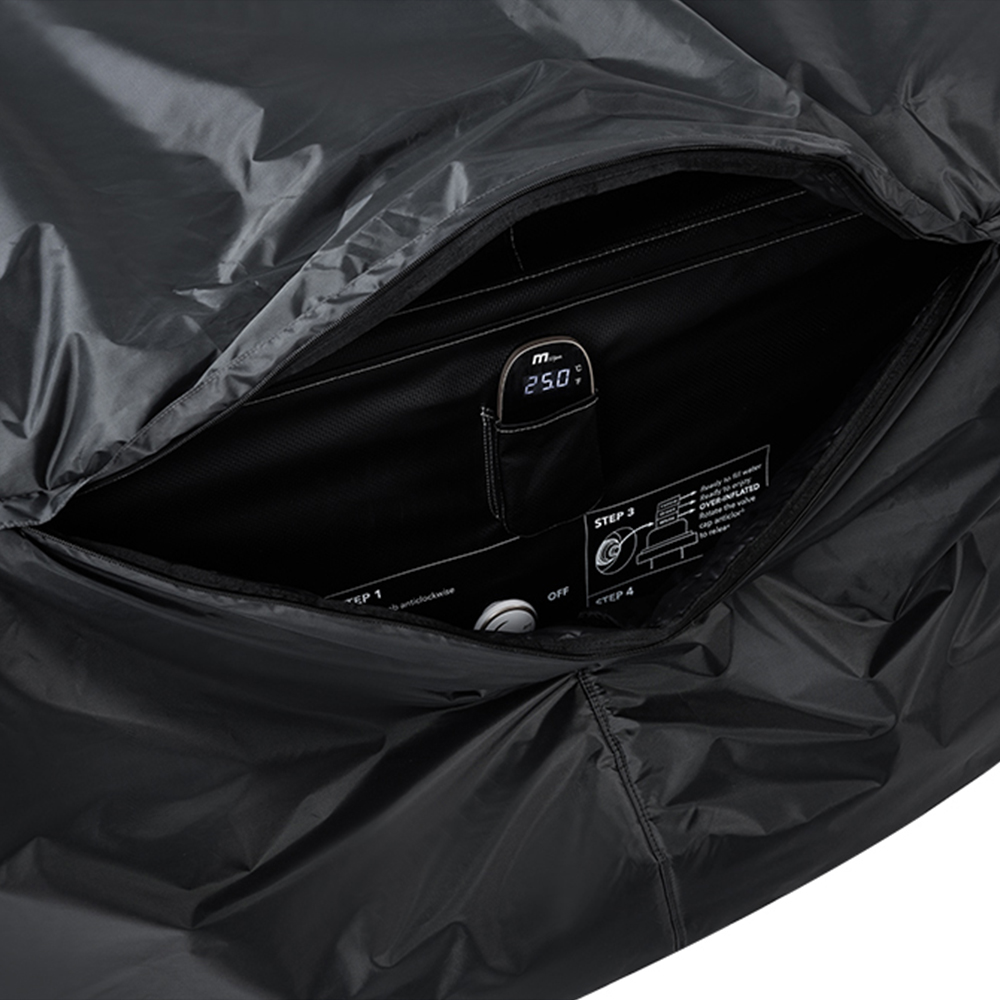 MSpa 6 Person Black Square Spa Thermal Cover  Image 3
