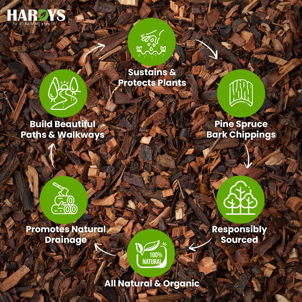 Hardys Decorative Chip Bark 75L Image 4