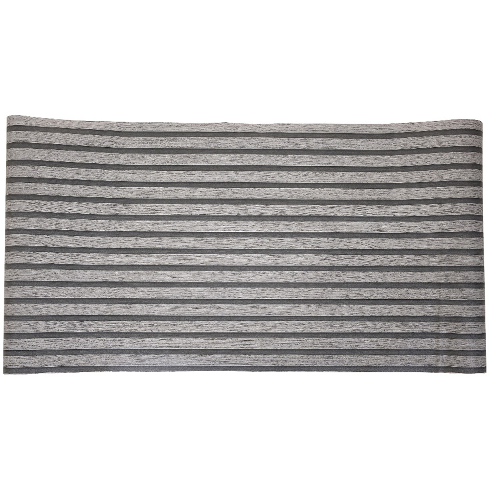 Living and Home Wood Grain Stripe Grey Rectangle PVC Self Adhesive Wallpaper Image 3