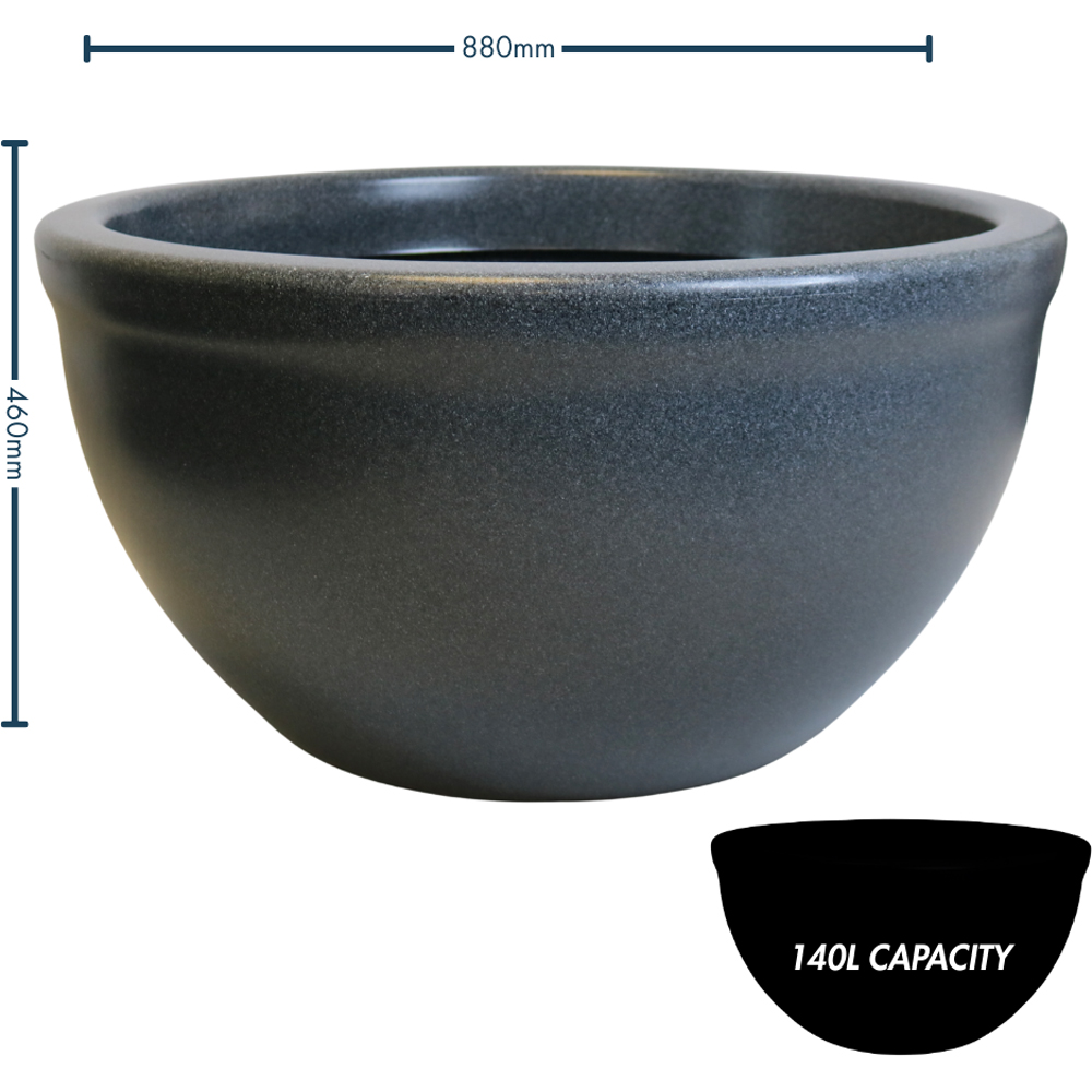 Trifibre Hampton Granite Low Bowl Planter 46 x 88cm Image 7