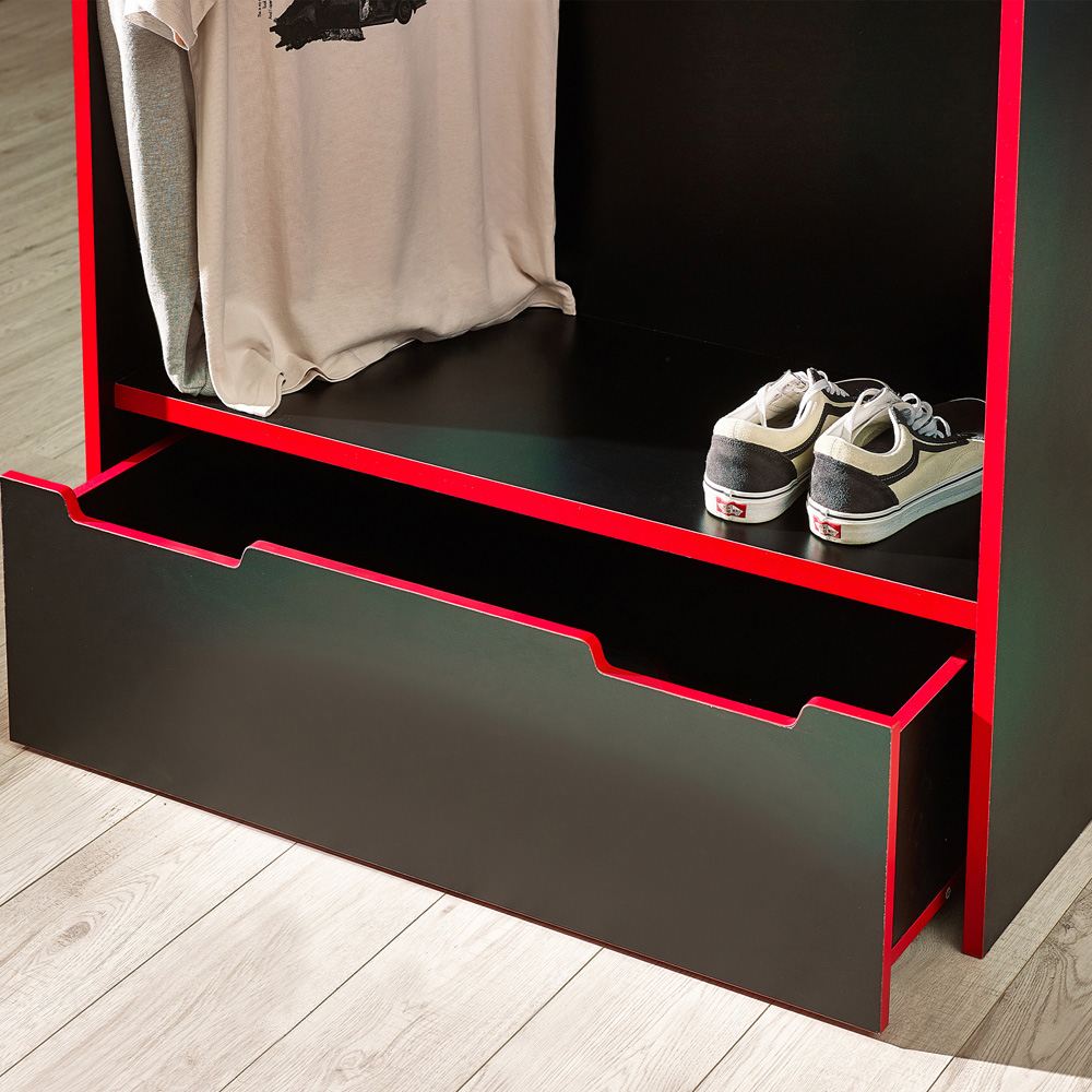 Julian Bowen Impact Black and Red Gaming Bunk Bed Image 7