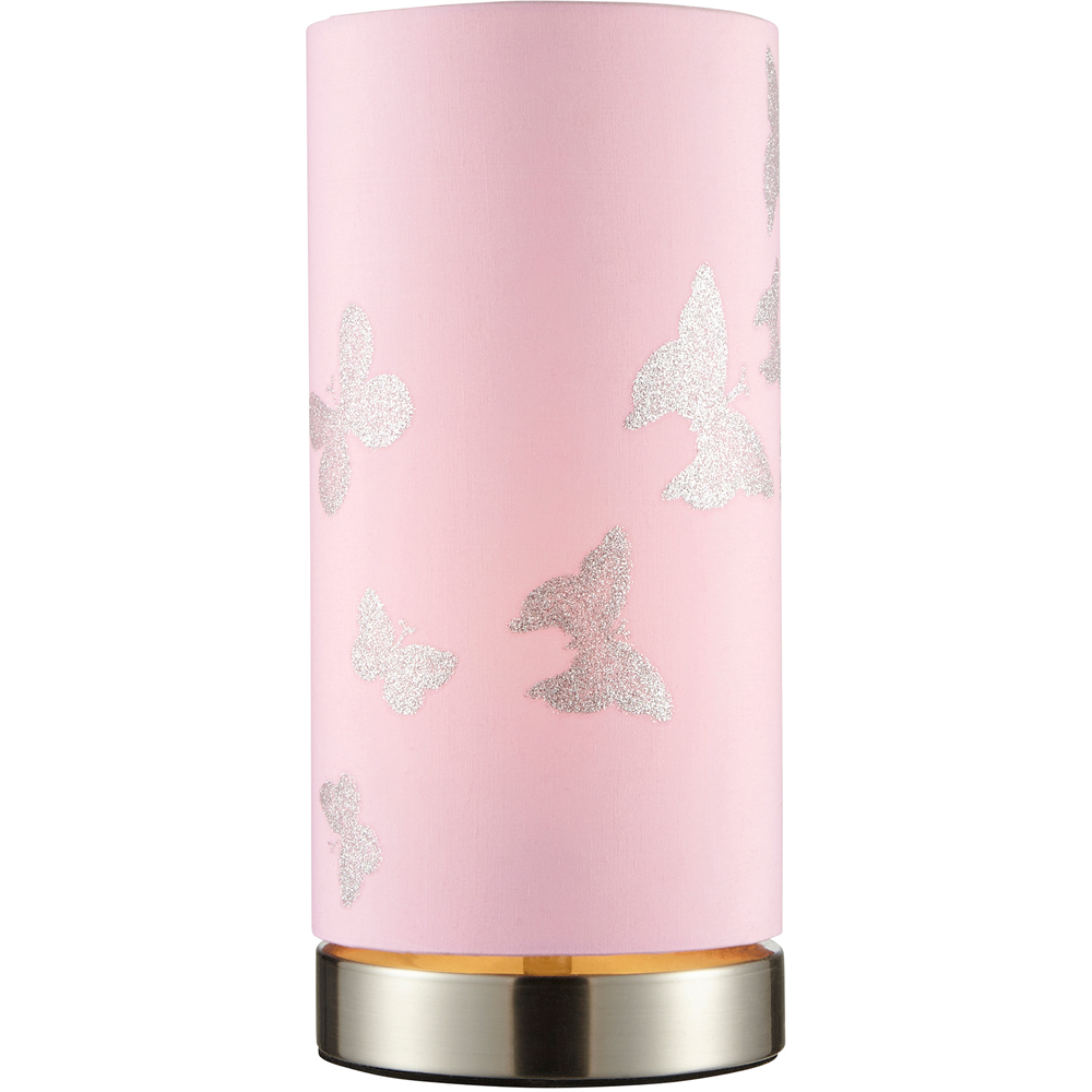 Glow Pink Butterfly Table Lamp Image 3