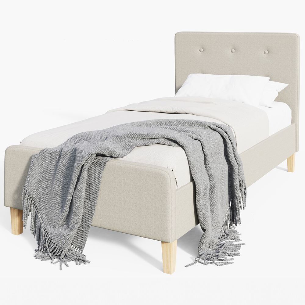 GFW Ashbourne Single Natural Bed Frame Image 3