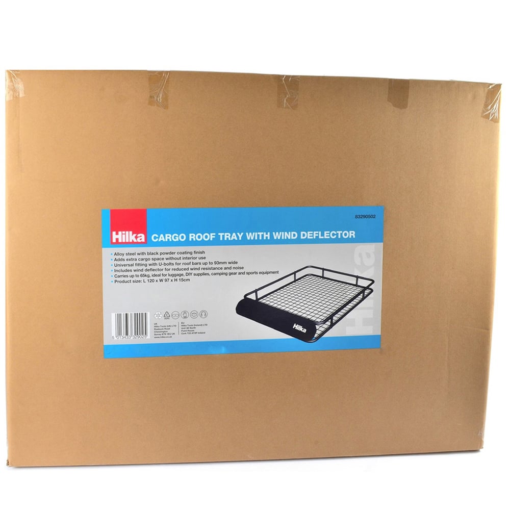 Hilka Cargo Roof Tray with Wind Deflector Image 5