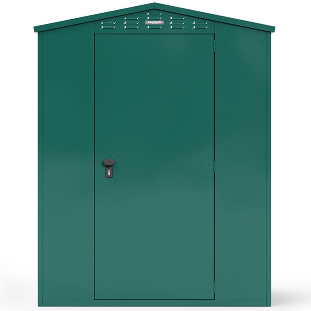 Asgard Flexistore 5 x 7ft Green Apex Garden Shed Image 3