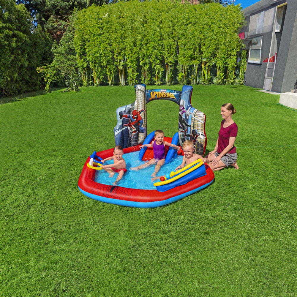 Bestway Spiderman Play Centre and Pool Image 2