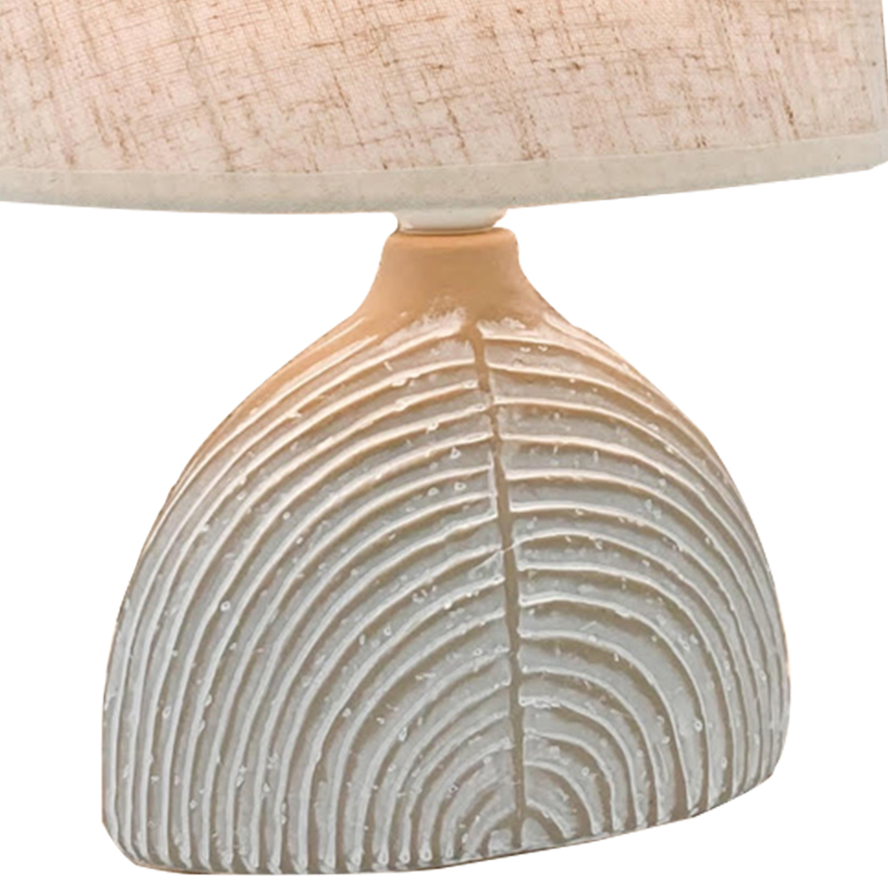 Acacia Home Beige Shade Table Lamp 22.8cm Image 3