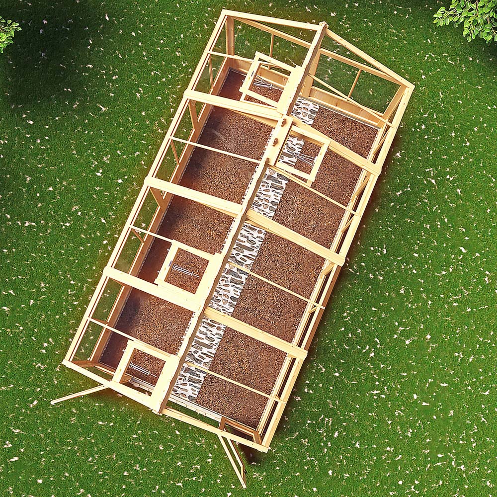 Shire Holkham Wooden 8 x 16ft Apex Greenhouse Image 3