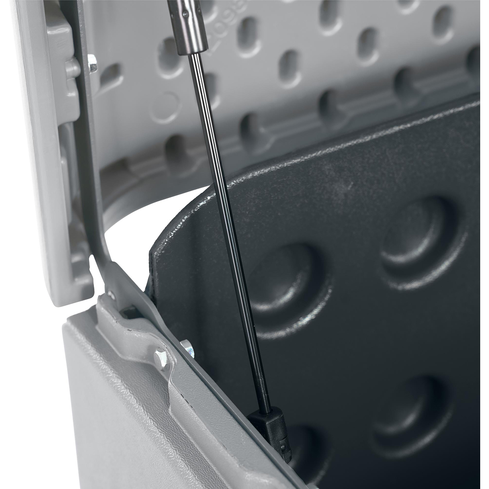 Lifetime Products 624L Dark Grey Modern Outdoor Storage Deck Box Image 6