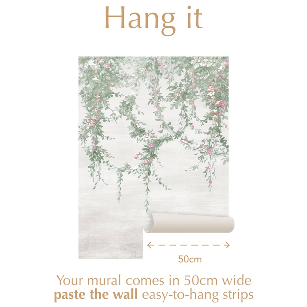 Rachel Ashwell Hanging Garden Off White Mural Image 3