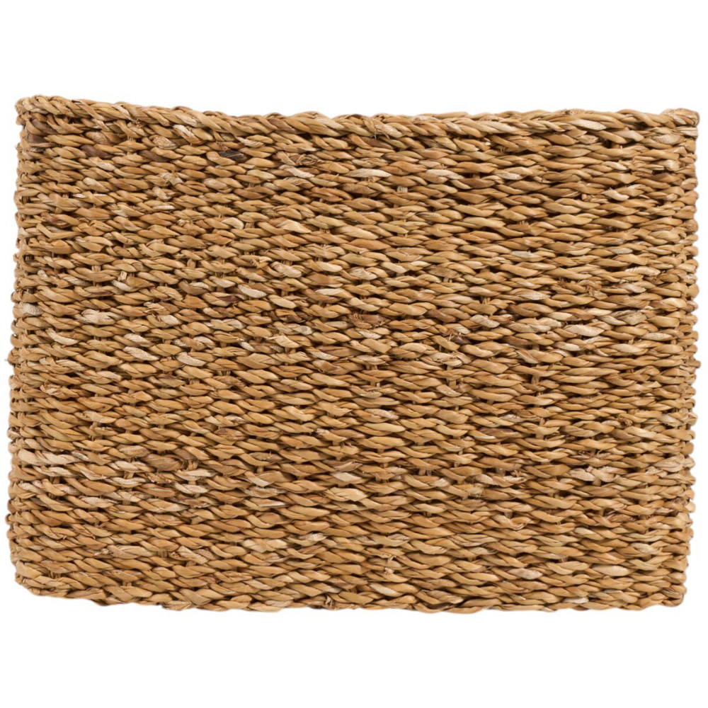 Set of 3 Rectangular Storage BasketsBrown Image 4