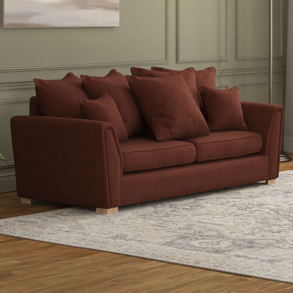 Wendleberry 5 Seater Brick Venice Scatter Back Sofa Set Image 5